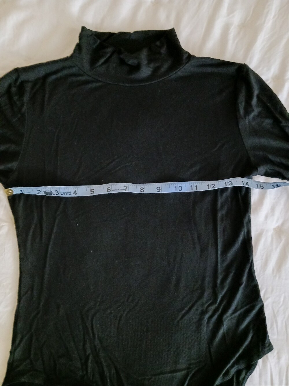 Amazon Black Long-Sleeve Turtleneck Bodysuit - Picture 6 of 7